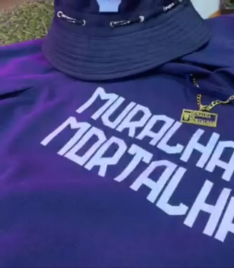 T-shirt Muralha — Azul Marinho